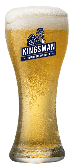 Kingsman beer can