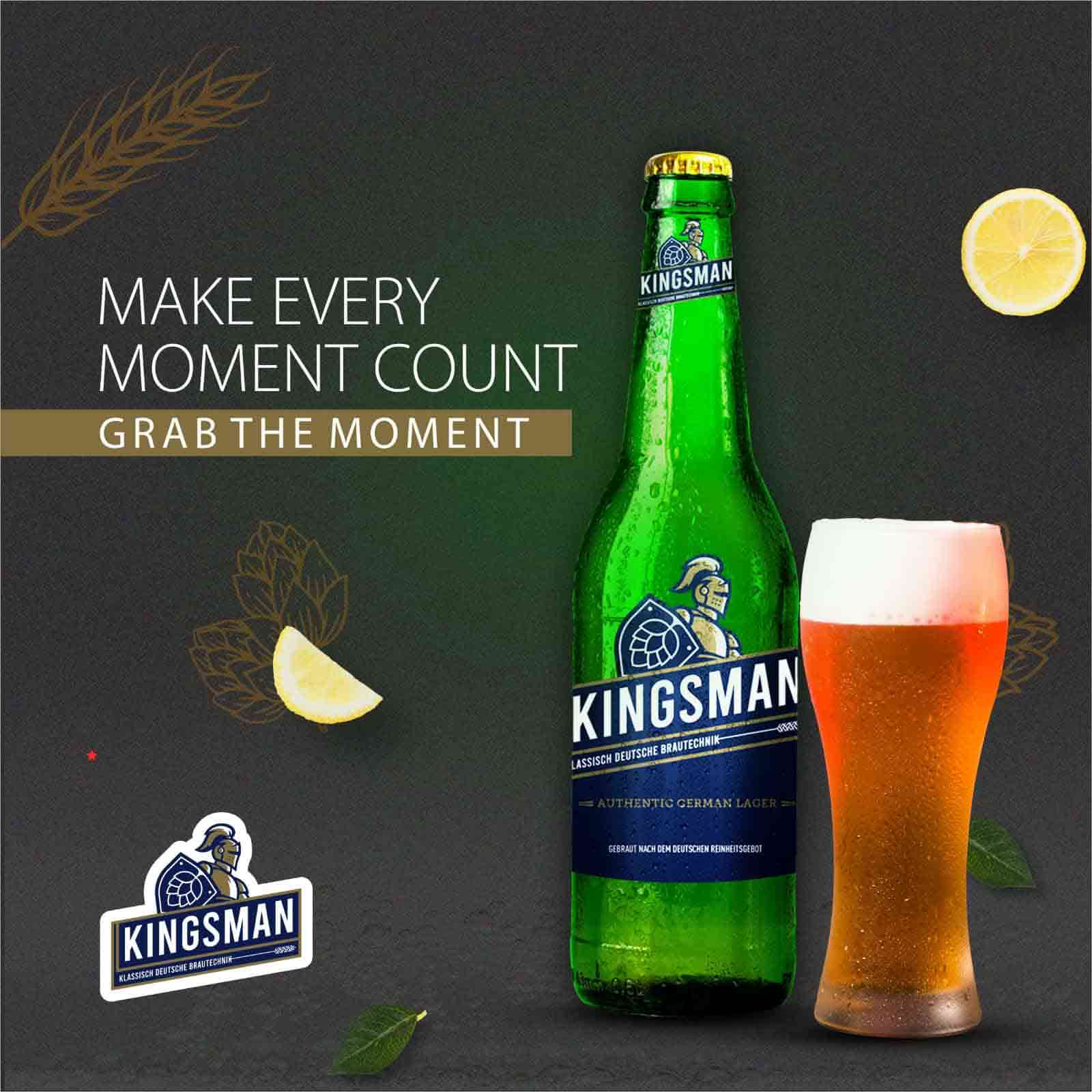 Enjoy Every Moment With Kingsman Beer