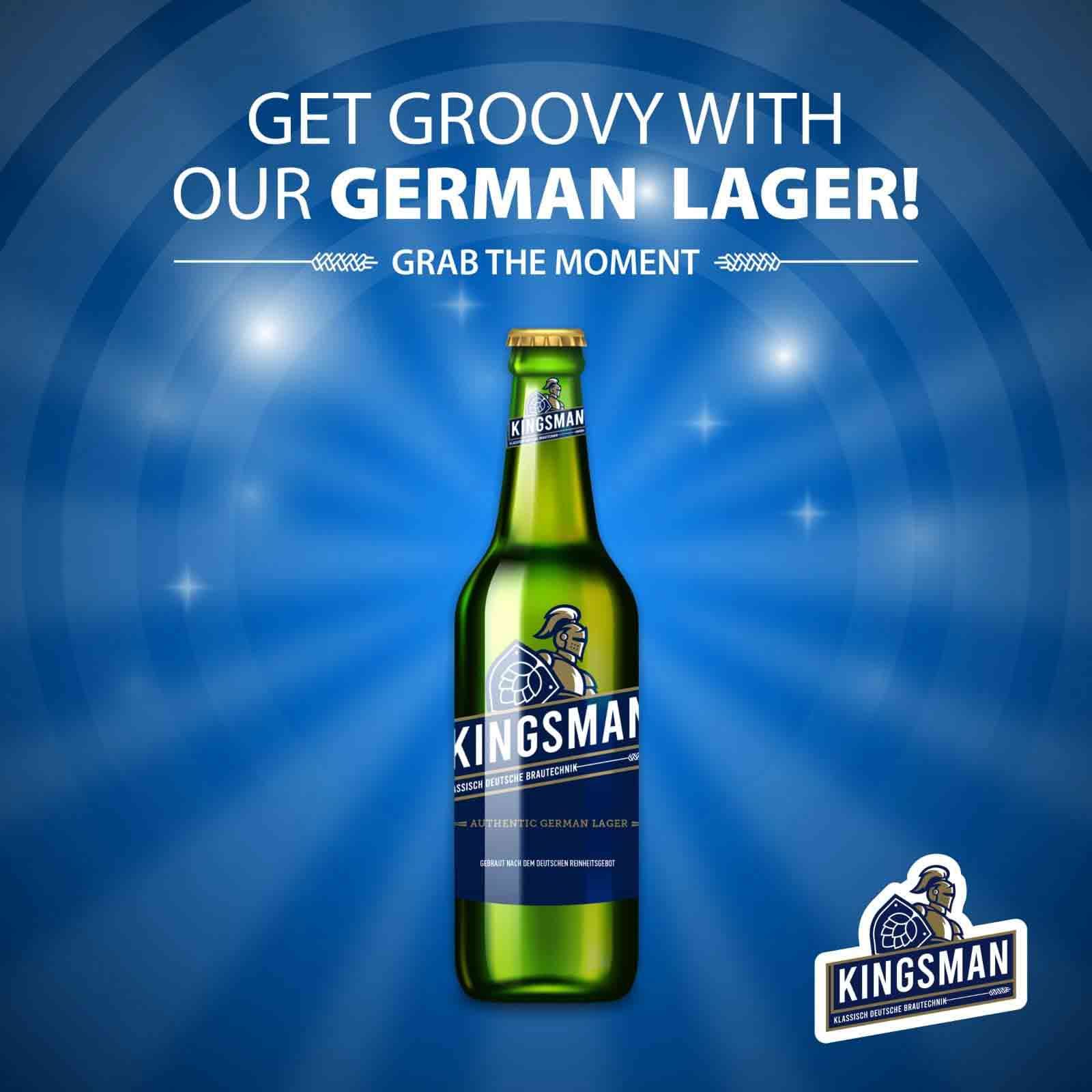 Get Groovy With Kingsman German Lager