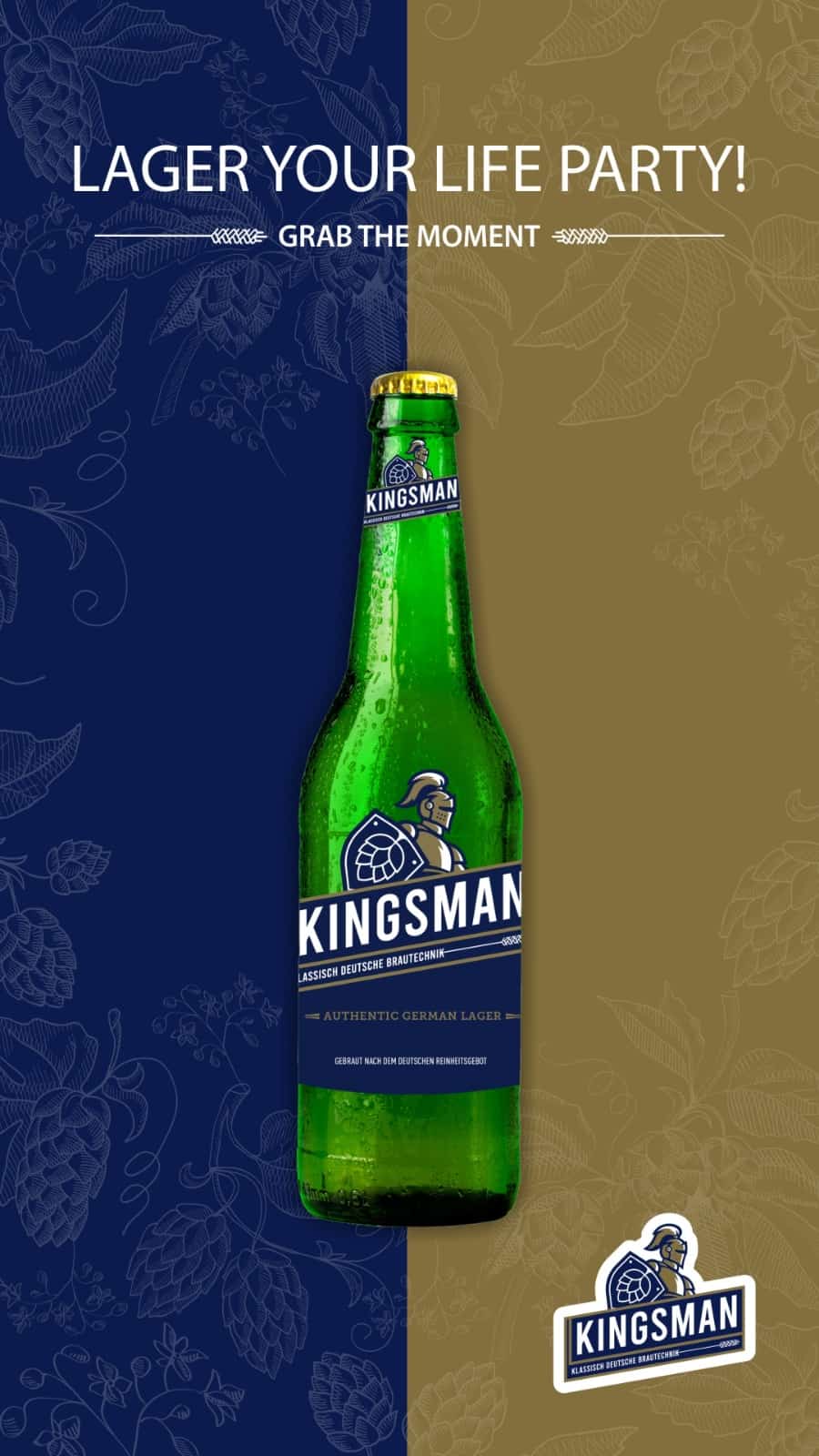 Kingsman Beer German Lager of Your Life Party