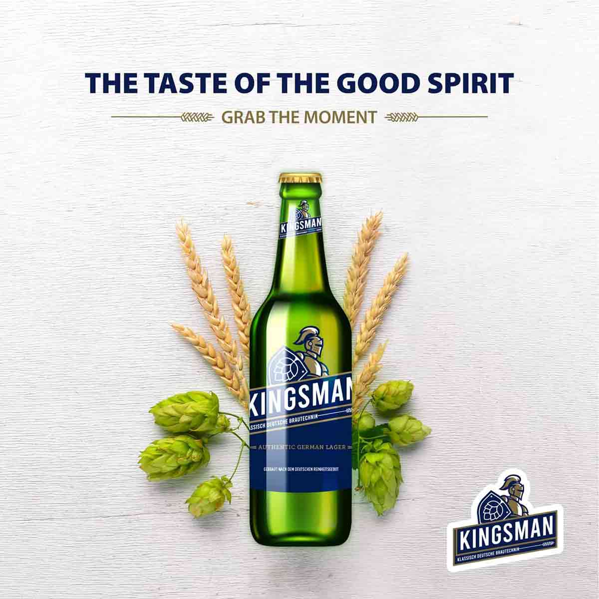 Kingsman Beer Taste of Good Spirit