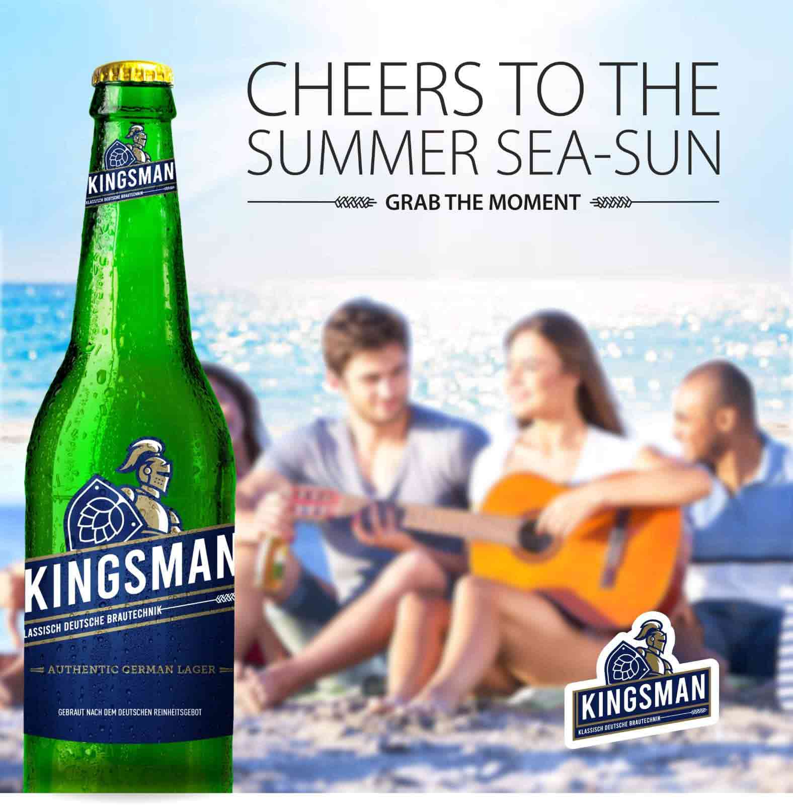Cheer Up the Summer Sea Sun with King's Man Beer